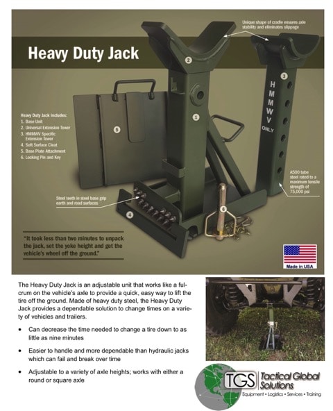 heavy duty tire jack