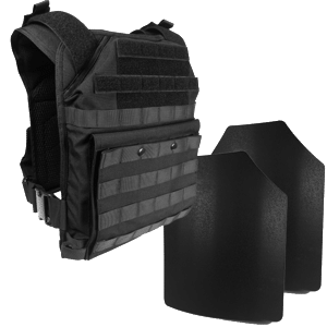 Trident Plate Carrier With 2 AR500 10x12 Steel Plates